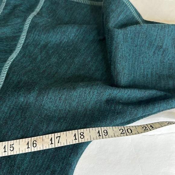 Athleta Give It Your All Teal Drawstring Long Sleeve Dress Size XXS - Picture 9 of 12